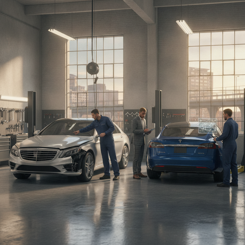 cost to repair luxury ev vehicle