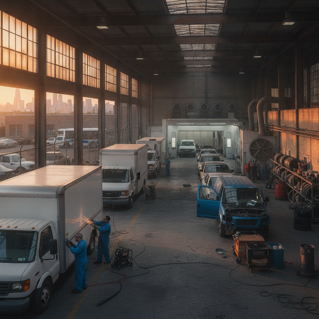 fleet multi vehicle collision repair