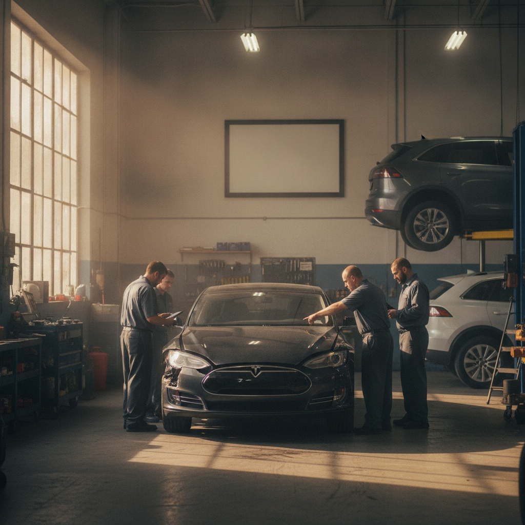 tesla certified body shop bronx collision repair