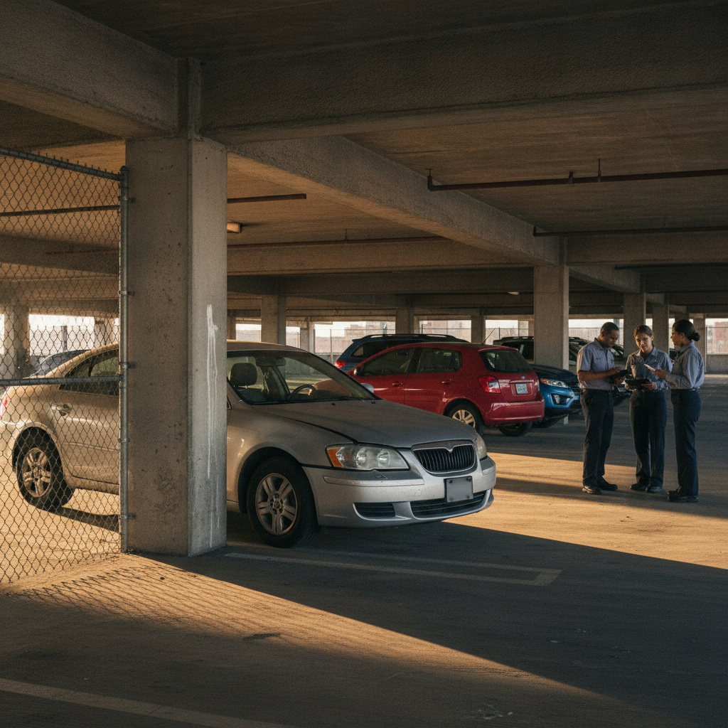 bronx parking garage lot accident repair