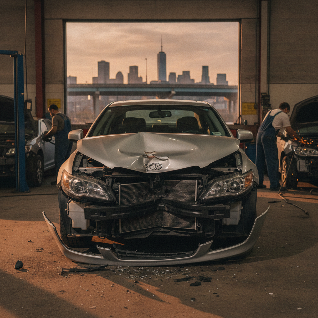 front end bumper grille repair bronx garden city