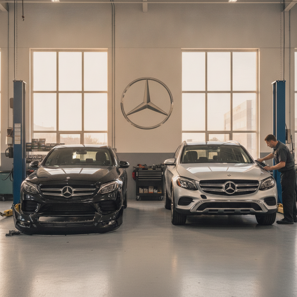 bronx garden city mercedes benz certified collision repair