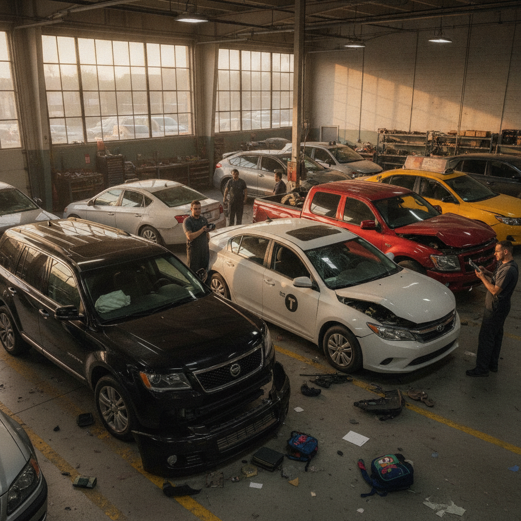 bronx throgs neck multi vehicle pileup collision repair