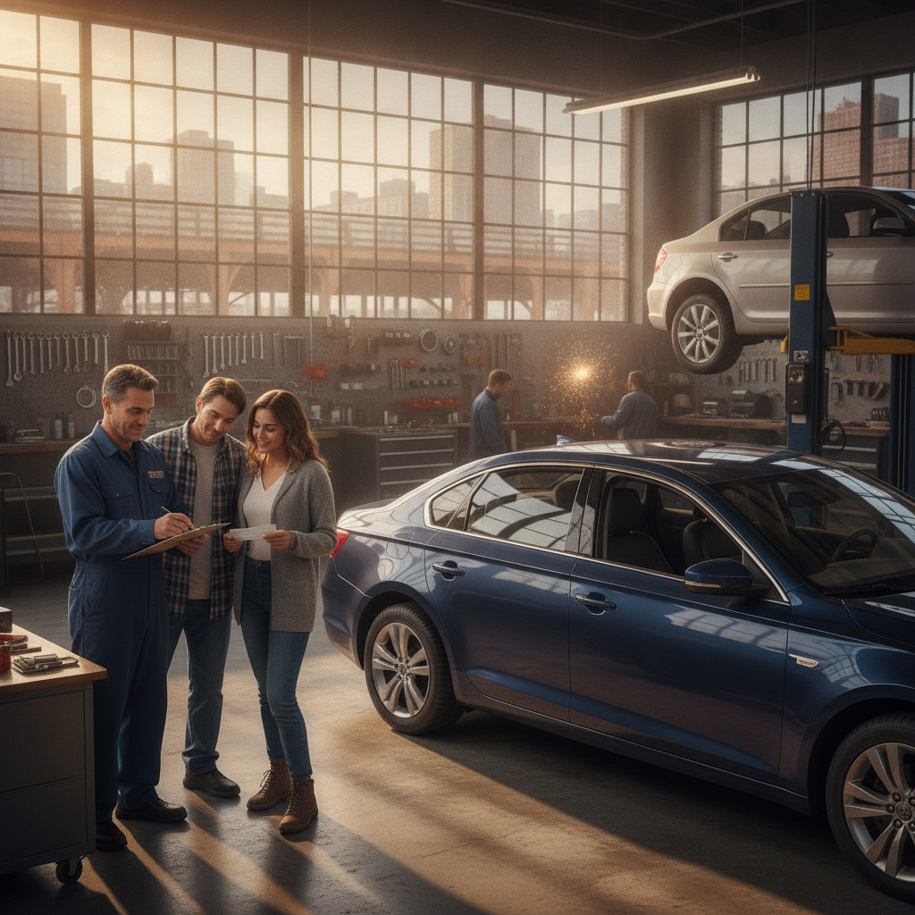 accepted insurance settlement car repair