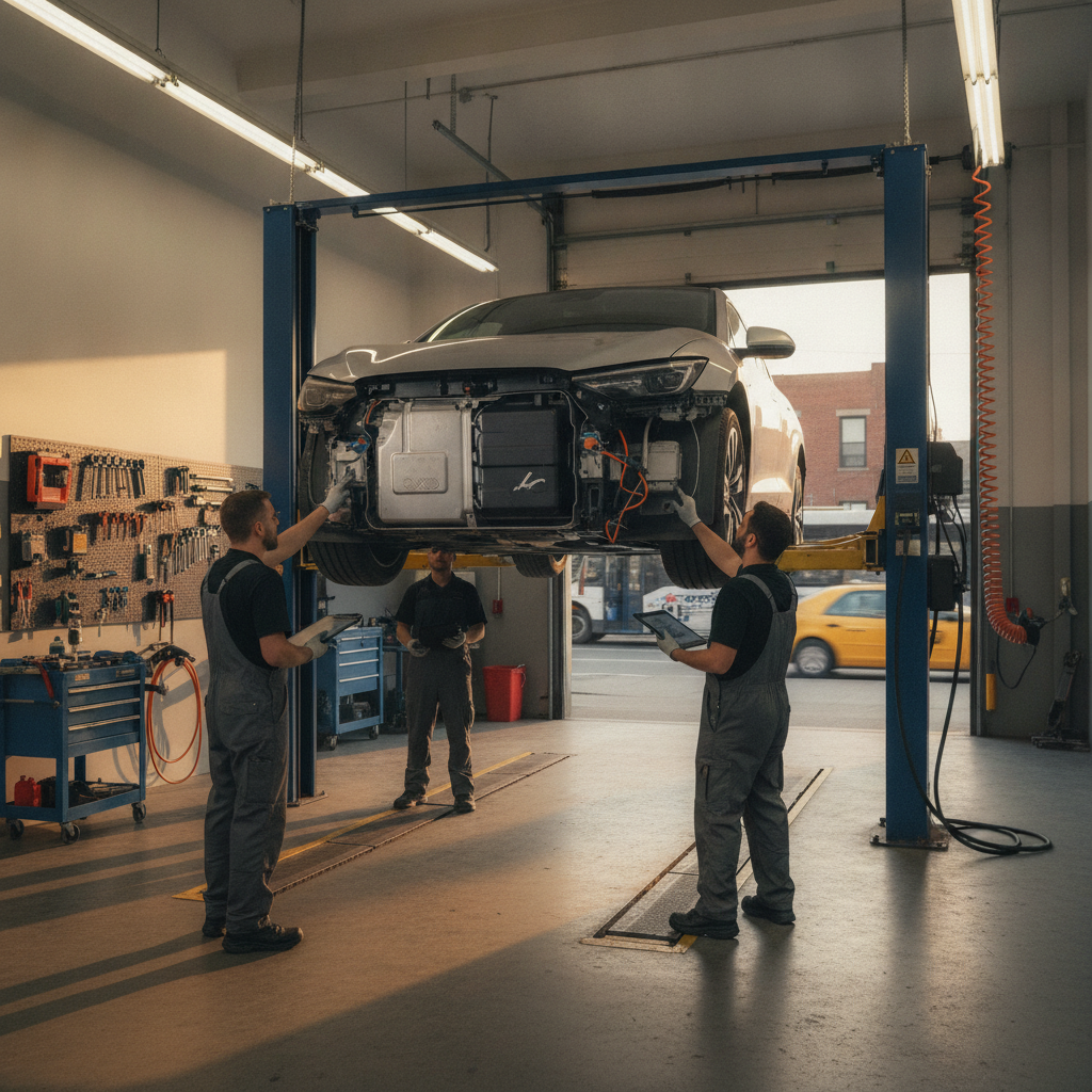 bronx kingsbridge ev battery charging system collision repair