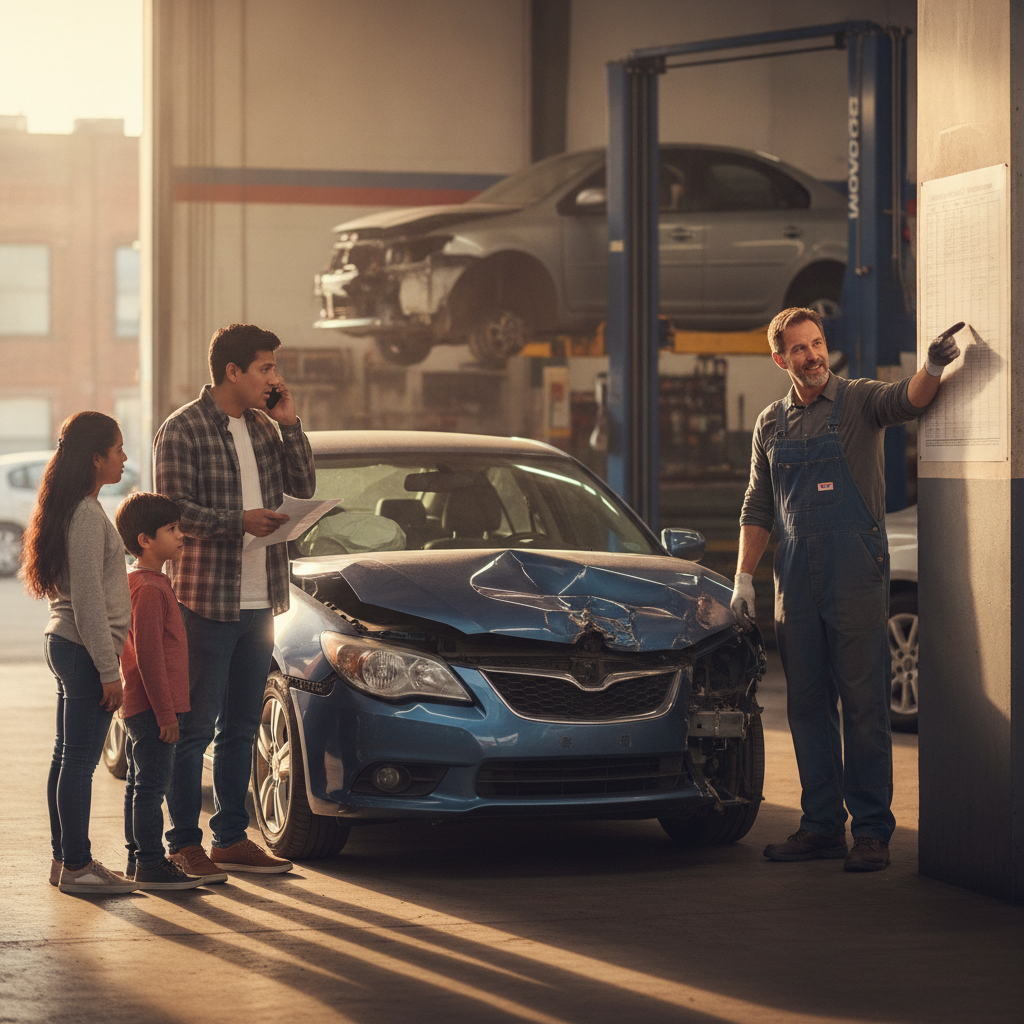bronx nassau county car repair family member driving accident
