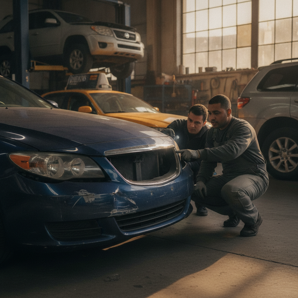bronx queens cosmetic car damage repair