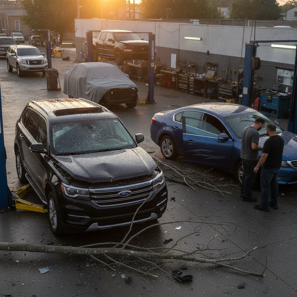 bronx scarsdale storm hail damage car repair