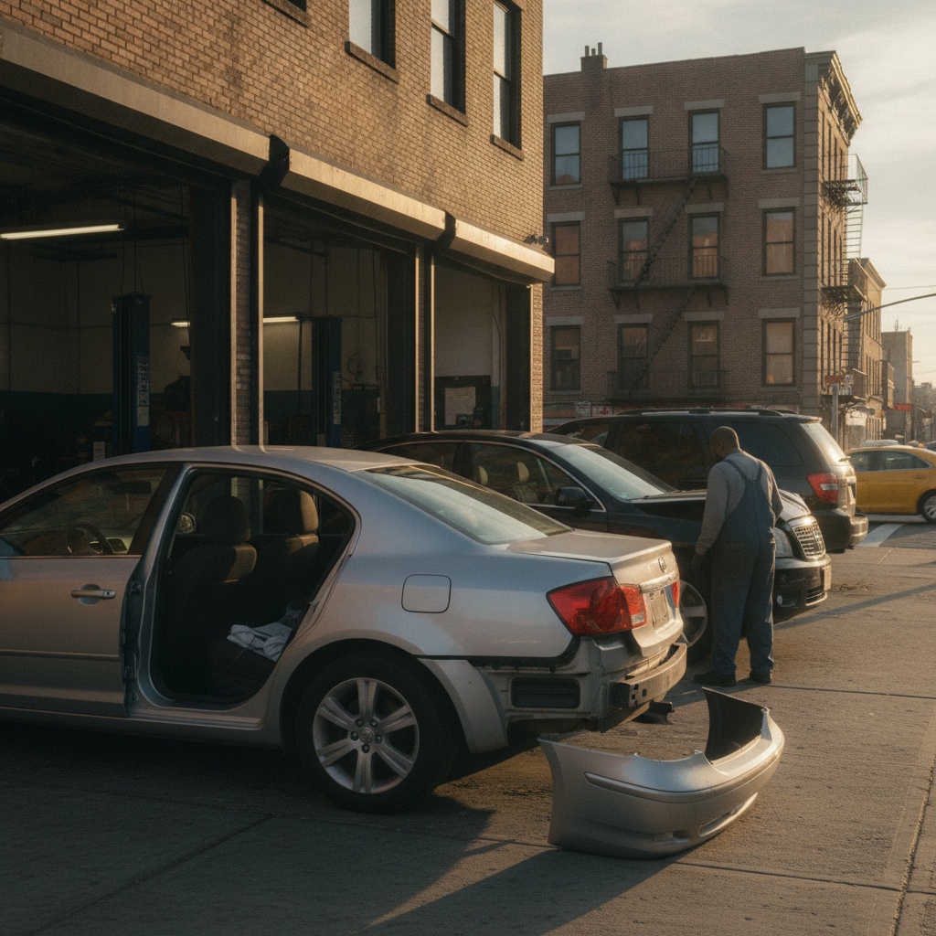 bronx westchester hit and run car repair